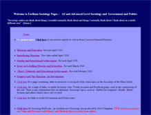 Tablet Screenshot of earlhamsociologypages.co.uk